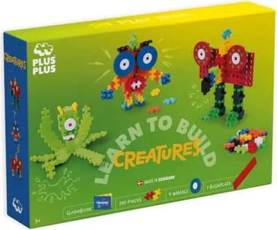 Produktbild von Plus-Plus Learn to Build Creatures, Bausatz, 5 Jahr(e), 240 Stück(e)