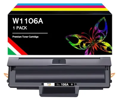 Immagine prodotto di Cartuccia toner compatibile HP 106A (W1106A) nera, con chip, per circa 5000 pagine