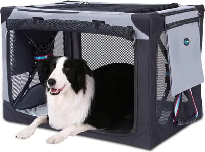 Obrázok produktu pre Prepravná taška M pre psov skladacia s 3 vstupmi Vodotesná 66x46x46cm