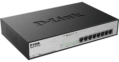 Produktbild von D-Link DGS-1008MP Netzwerk Switch