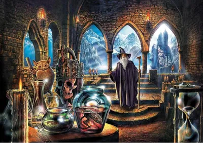 Zdjęcie produktu dla Puzzle Art Puzzle „Magiczny zamek” 1000 elementów, kartonowe