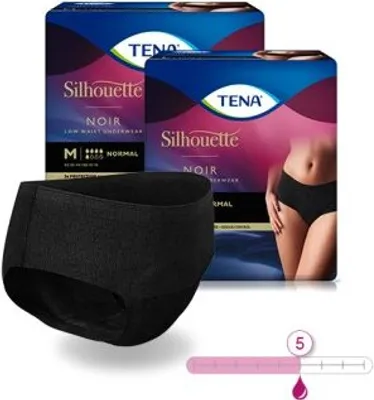 Produktbild von Pants TENA Silhouette Normal,Noir L(6x9Stk),