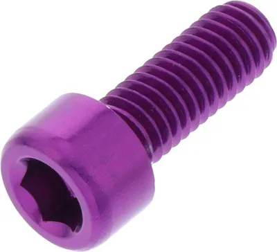 Produktbild von Zylinderschraube JMP Bolt M6x1,00mm 16mm Aluminium violett