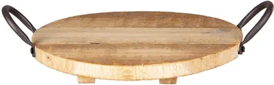 Obrázok produktu pre Clayre & Eef podnos hnedý Ø 26x2 cm 6H2046