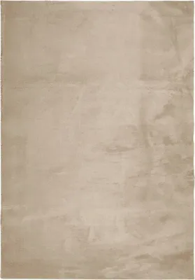 Produktbild von Teppich HUARTE Kurzflor Weich und Waschbar Sandfarben 140x200cm