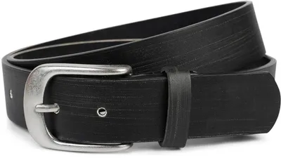 Produktbild von styleBREAKER Gürtel Unifarben mit Oberfläche in Pinselstrich Optik, Vintage Design, Used Look, kürzbar, Uni 03010098