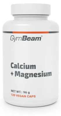 Produktbild von GymBeam - Calcium + Magnesium, 120 Kapseln