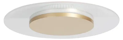 Obrázok produktu pre Stropné svietidlo - zlatá - LIDO -  plast kov - Ø 28cm - LED - 7797GO - Steinhauer