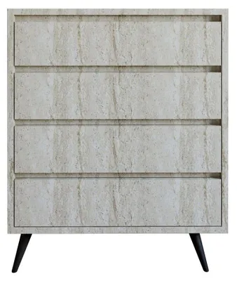 Produktbild von Holzkommode "Suvera" – 70 x 40 x 86 cm – Travertin