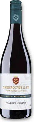 Produktbild von Oberrotweiler Spätburgunder Rotwein halbtrocken Qualitätswein 750ml