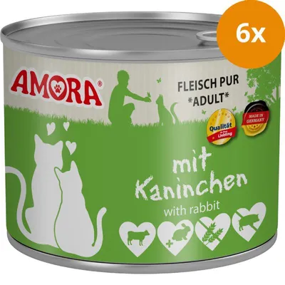 Immagine prodotto di Amora Cat carne pura con coniglio - 200g