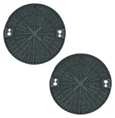 Aktivkohlefilter rund Ø 190 mm 2 Stück für Dunstabzugshaube