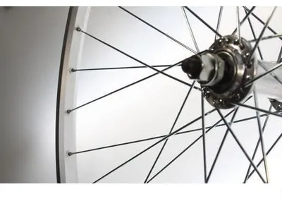 Image de Hulzebos Roue avant 20x1.75 Aluminium Argent Blanc