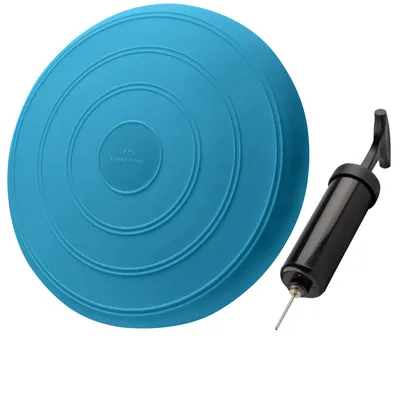 Zdjęcie produktu dla EVEREST FITNESS Poduszka balansowa - Poduszka powietrzna o średnicy 33 cm - Poduszka do siedzenia z piłką wzmacniająca równowagę - Ortopedyczna poduszka do siedzenia przynosząca ulgę