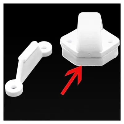 Produktbild von Distanzstück für Türhalter und Türfeststeller für Wohnwagen und Wohnmobile, weiß