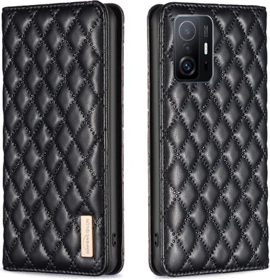 Obrázek produktu pro Xiaomi 11T Pro Pouzdro, Elegantní Flip Kožené Pouzdro s Kapsami na Karty a Stojánkem pro Xiaomi 11T / 11T Pro černé