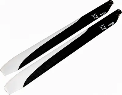 Produktbild von Blade Carbon Fiber Main Rotor Blades: 700mm