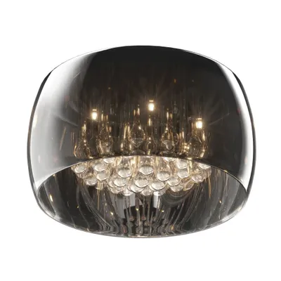 Zdjęcie produktu dla Lampa sufitowa Crystal czarno-przezroczysty-chromowana 5xG9x40W szkło wym:22x40x40cm IP20 Zuma Line