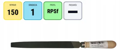 Produktbild von Befana Flachfeile Zuspitzend RPSf 150/1 mit Griff