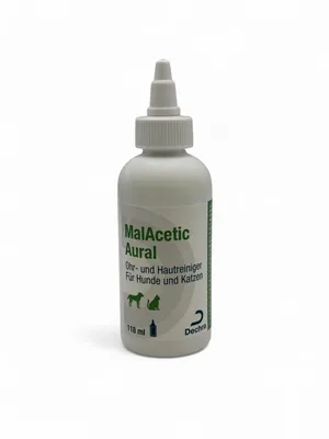Produktbild von Dechra MalAcetic Aural 118ml Haut- und Ohrreiniger für Hunde & Katzen