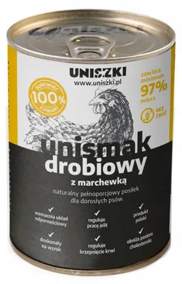 Produktbild von UNISZKI UNIsmak Mono Poultry - Nassfutter für Hunde - 400g