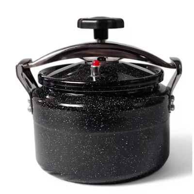 Image de Autocuiseur 11 L  Autocuiseur en aluminium Ø 28 cm Compatible induction  Durable, sûr et économe en énergie  Noir – Royal Swiss