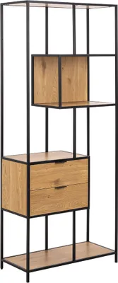 Produktbild von Seaford Regal 2 Schubladen 4 Regale Natur.