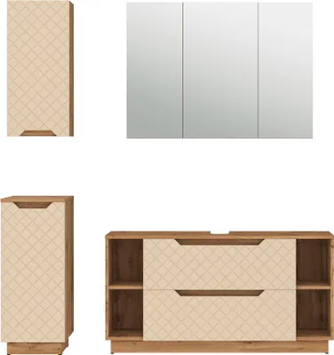 Image de Meubles bain Vicco Lotta Cachemire 4 pièces, Model 59422