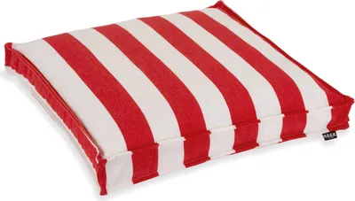 Produktbild von H.O.C.K. Classic Streifen Outdoor Sitzkissen 50x50x5cm rot