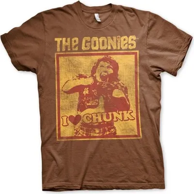 Produktbild von I Love Chunk T-Shirt - XX-Large - Brown