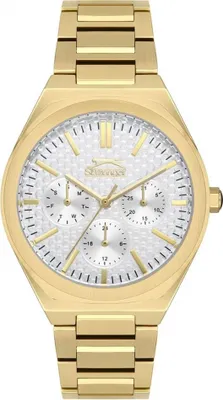 Produktbild von Damenarmbanduhr SLAZENGER SL.09.2138.4.02 Gold Fashion als Geschenk.