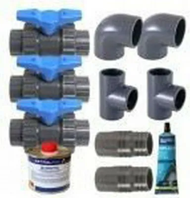 Image de Accessoires de piscine Ubbink, kit topothétes, 8711465046404