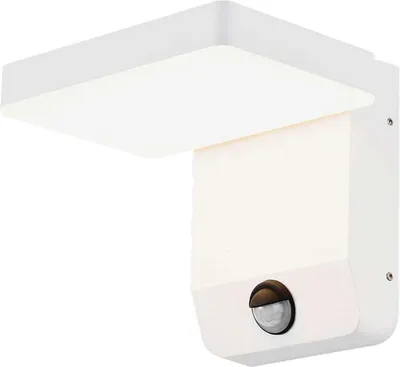 Zdjęcie produktu dla V-TAC LED lampa zewnętrzna VT-11020S, EEK: E, 17 W, 2580 lm, 4000 K, czujnik, biały, 178x170x160 mm