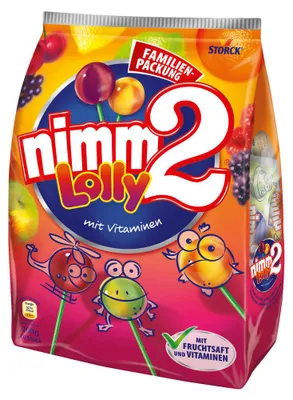 Zdjęcie produktu dla Storck nimm2 Lolly family pack lizaki z witaminami 200g