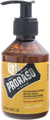 Produktbild von Proraso Beard Wash, Bartshampoo, 200 ml, Weichmachend, Flasche, Rose, Jeder Hauttyp