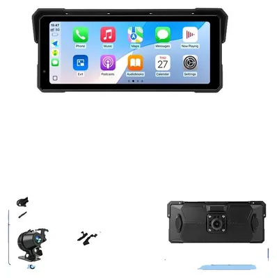 Image de Enregistreur vidéo pour moto, écran 8,1 pouces, enregistrement en boucle, Aucun, Moto DVR-b