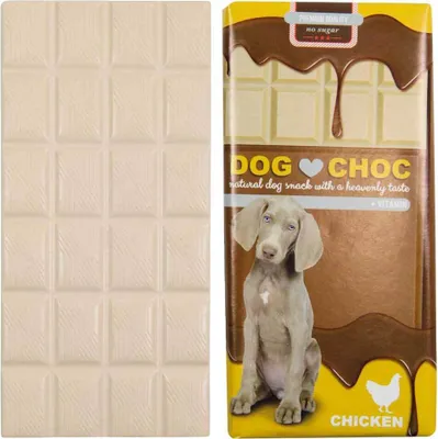 Produktbild von DOG CHOC Hundeschokolade Leckerli Geschmacksrichtung Hühnchen 100 g Hundesnack