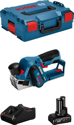 Produktbild von Hobel BOSCH GHO 12V-20 (1 x 6,0 Ah + GAL12V-40 + L-Boxx 136)