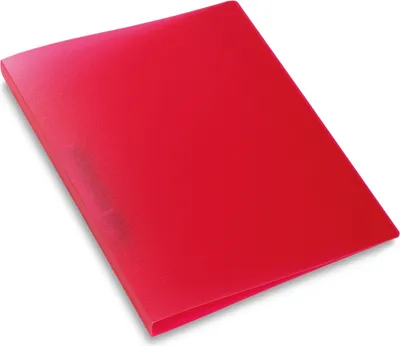 Produktbild von Ringbuch A4 2 Ringe 25mm transluzent pink Packung mit 3 Stück