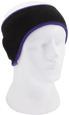 Produktbild von CHPN - Haarband - Stirnband - Ohrenwärmer - Lila - Trendiges Haarband - Trendiges Stirnband - Haaraccessoire - Fleeceband - Winteraccessoire - Sportband