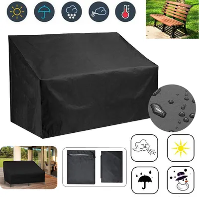 Produktbild von Gartenbank Abdeckung Outdoor Wetterfest Schutzhüllen Bank Gartenmöbel PlaneGröße: 3 Sitzer - 162x66x89cm