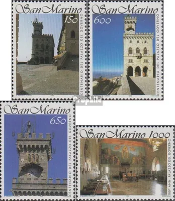 Produktbild von Briefmarken San Marino 1994 Mi 1582-1585 (kompl.Ausg.) postfrisch Regierungspalast