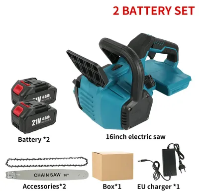 Obrázok produktu pre Akumulátorová reťazová píla - 1800 W - bezuhlíkový motor - 40 cm pílový reťaz - 2 batérie - displej - automatické mazanie reťaze