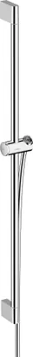 Image de Barre de douche hansgrohe Unica/Pulsify 900 mm avec curseur Push et flexible de douche chromé, 1 pièce.