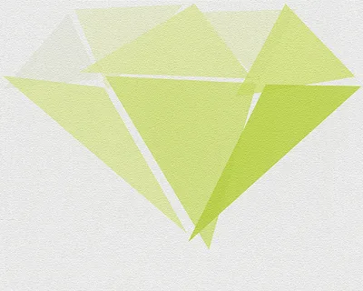 Produktbild von Lars Contzen Tapete Misfit Diamonds, lichtgrün, apfelgrün, reinweiß, 10,05 m x 0,53 m, 956562, 95656-2