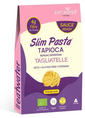 MAKARON (Z TAPIOKI I KONJAC) TAGLIATELLE BEZGLUTENOWY BIO 200 g - SLIM (EAT WATER)