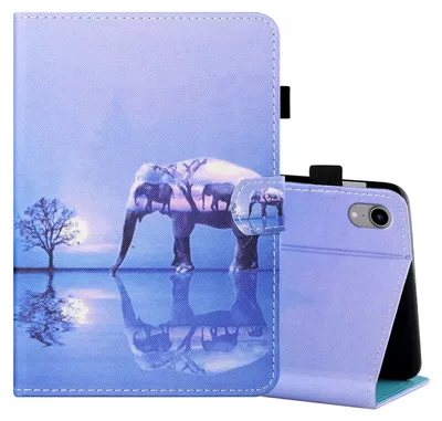 Produktbild von Für Apple iPad Mini 2024 8.3 Zoll / Mini 6 2021 Kunstleder Motiv 13 Tasche Hülle