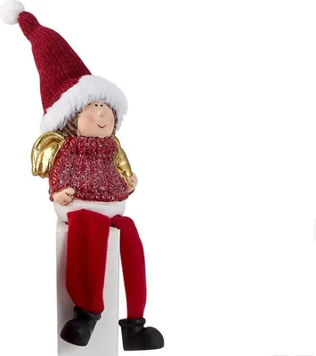 Produktbild von Mel-O-Design  2902 Weihnachtsfigure mit Schlenkerbeinen Engel