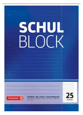 Immagine prodotto di BRUNNEN 1052525 "Blocco per appunti" A4 a righe, con margine, foderato 25