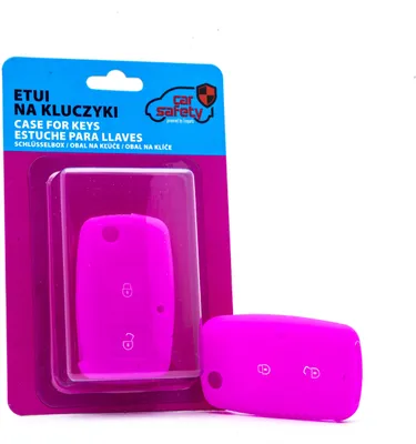 Image de Housse silicone Couvre-Clés PINK pour Seat Skoda VW
